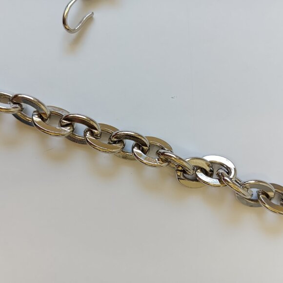 Women's Silver Cable Chain Belt One Size - Picture 3 of 8